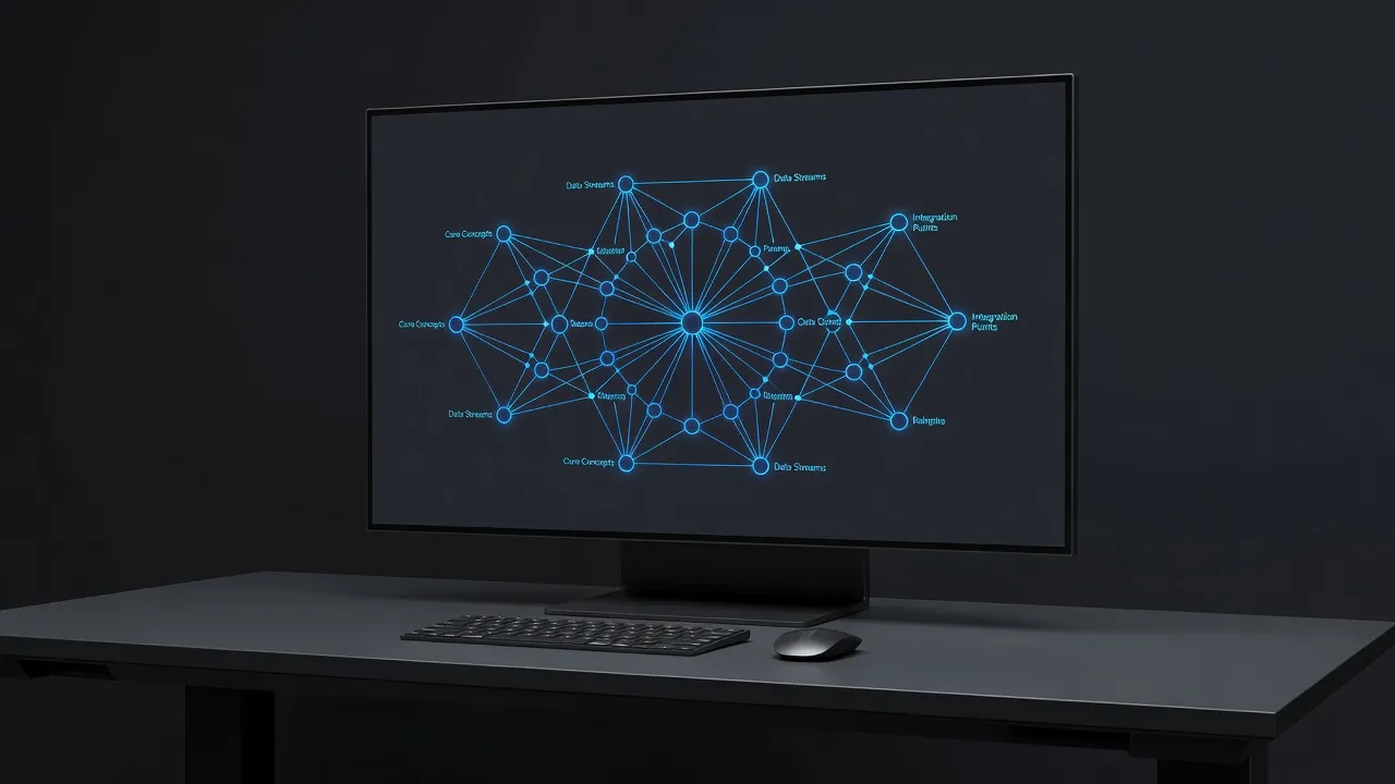 Diagram illustrating the topic cluster framework for a website content strategy