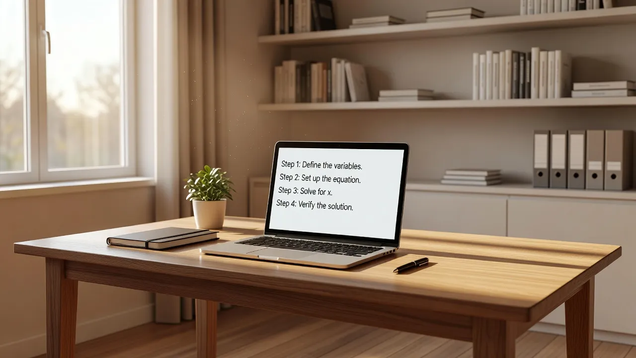 Digital study space showing clear step-by-step guidance to prevent task avoidance.